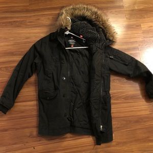 Superdry Parka Jacket Mens (L)